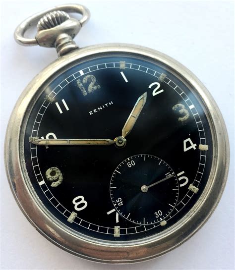 Ww2 German Military Pocket Watch for sale 